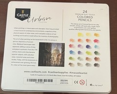 Castle Arts Colored Pencils Urban Collection 24 Pencils