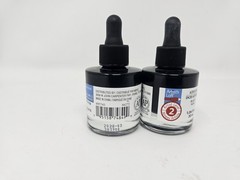 Artist’s Loft Acrylic Ink Black 30 ml Bottle Lot Of 2 Artist Level 2