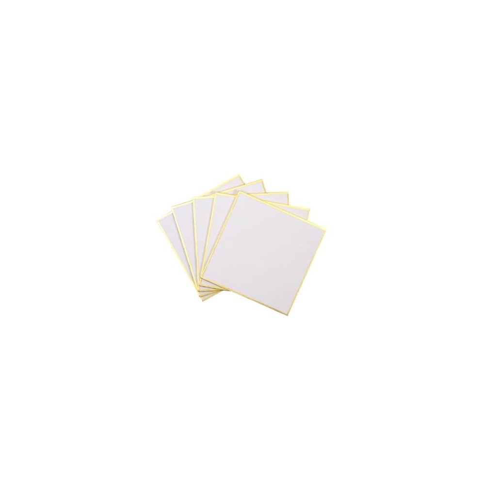 Yasutomo Shikishi Board, Size 3_ x 3_, Pack of 5, Arts and Crafts Supplies