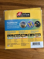 Activa FastMache Fast Drying Papier Mache, Air Dryies to White Color 24oz NEW