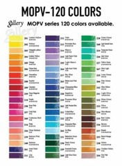 Mungyo Gallery Artists’ Soft Oil Pastel Set 120 Color Pastels Wood MOPV-120W