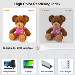Photo Light Box 12″” Portable Folding Photography Light Tent kit with White L…