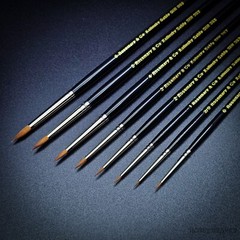 Rosemary & Co Series 363 Kolinsky Sable Miniature Brushes Singles Fast Shipping