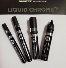 Molotow Liquid Chrome Marker 1 2 4 5mm / Refill Refill NEW!