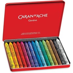Neocolor I Water-Resistant Wax Pastels, 15 Colors