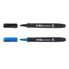 Artline Supreme 2.5mm Chisel Tip Marker Ergonomic Shape Smooth Grip 12 Pieces