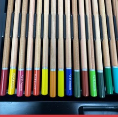WHSmith Deluxe Wooden Art Set Coloured Pencils Sketch Pad Incomplete Kit Boxed