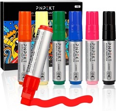 Jumbo Acrylic Paint Markers,15Mm Felt Tip Jumbo Markers Water Bases (Set of 3)