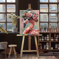 Paint by Numbers Kits for Adults Flamingo Paint by Number for Adults Beginner An