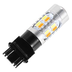 2 Pcs T25 3157 800LM Turn Signal Parking DRL LED Light Bulbs w/ LED Load Decoder