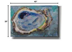 Epic Graffiti “Oyster Two by Jeanette Vertentes, Canvas Wall Art, 40″x26”