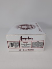 (12) 1 Oz Bottles Of Angelus Acrylic Leather South Beach Paint New