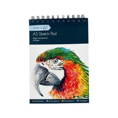 Sketch Book A5 Wiro High Quality Artist Sketching Draw 90 GSM Paper 60 Sheets