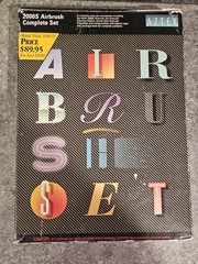 Vtg 90s AZTEK 2000S AIRBRUSH KIT #9351 Complete Set In Box but No Propellant Can