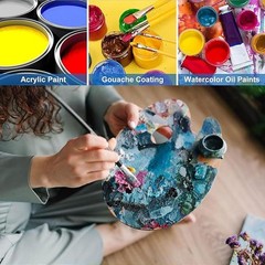 2 PCS Wooden Paint Palette Artist Oil 7.8×11.8 inch,