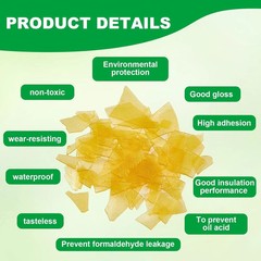 1.1 Lb/ 17.6 Oz Shellac Flakes Blonde Shellac Finish for Home Wood Craft
