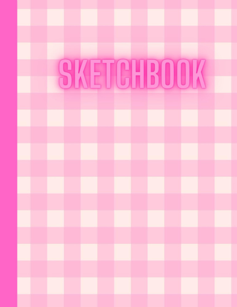 Sketchbook: Pink Sketchbook for Kids Teen Girls and Adults, Drawing Notebook for