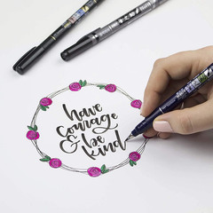 Fudenosuke Fude Brush Pen / Soft & Hard & Twin Tips / Value Set