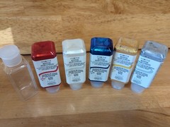 5+1 Testors Aztek Pearl Acrylic Airbrush Paint Set / 2 oz. -hobby & model