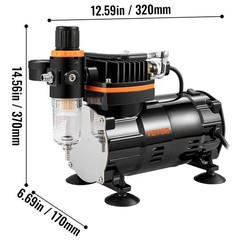 Dual Action Airbrush Kit 120W Electric Spray Gun for Art Nail Tattoo Makeup Mode