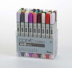 Copic Ciao Marker Set – 36 Pens – SET E – NEW COLOURS !