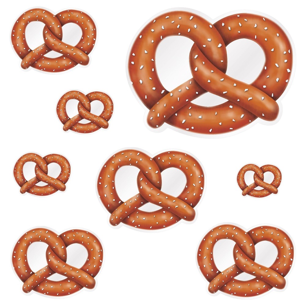 Beistle Decorations Removable German Themed Multicolor 12 Inch 8 Piece Standard