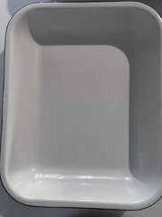 Vintage 12×9 Deep Butcher’s Tray for Watercolors – Metal Artist Mixing Pan