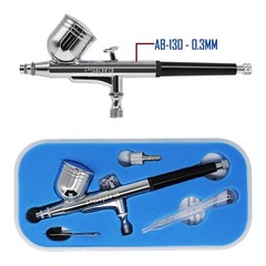 Psipro 1/5Hp Airbrush Kit Compressor Gravity Dual-Action Airbrush Airbrush