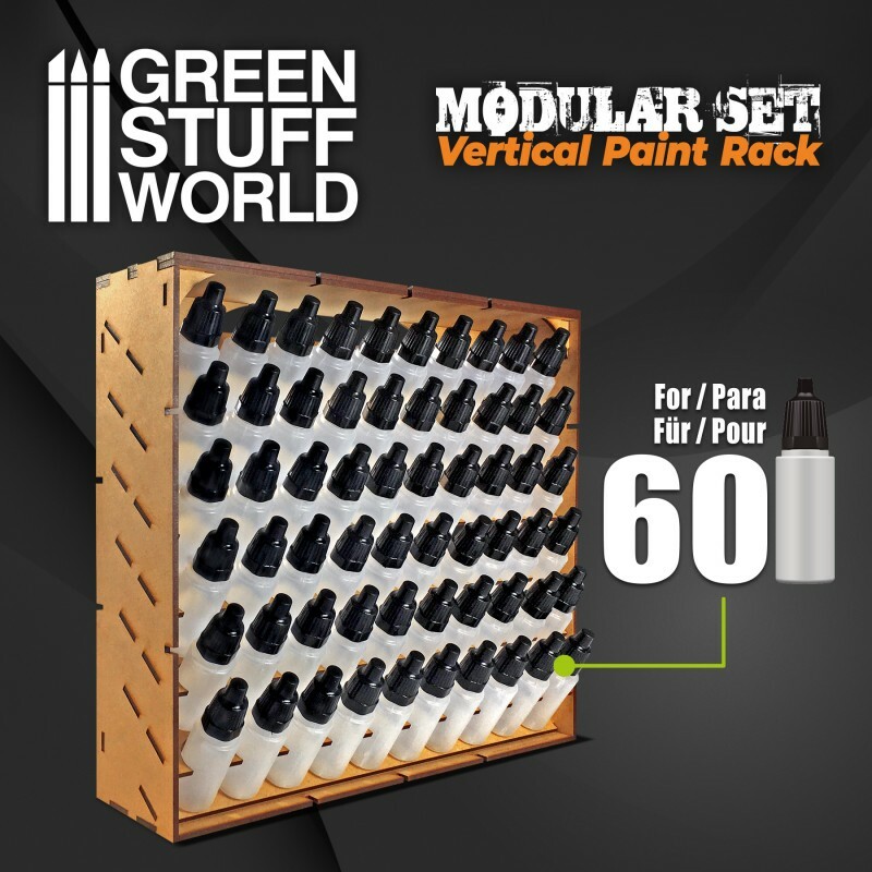Modular Paint Rack 17ml – VERTICAL – modelling, Hobby organizer
