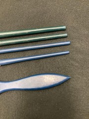 Lot Of 5 Jenkins Brushes-Blender-Mop-Flat-Filbert-Bright-7.5″ To 12″