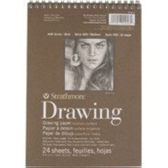 Strathmore 400 Series Drawing Pad Medium Texture Cream 24 Sheets 6×8 Inches