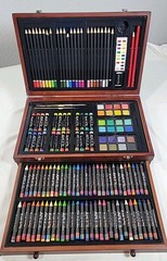Art 101 156-Piece Artist’s Suite Painting &Drawing Set Crayons Color Pencils Art