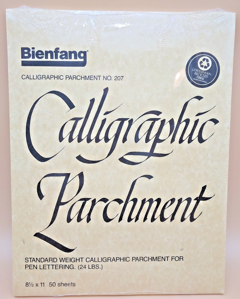 Bienfang Calligraphic Parchment Paper 8.5″ x 11″ Standard Weight 50 Sheets