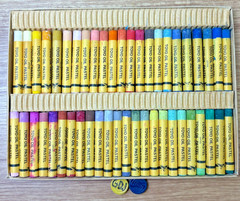 VTG. 1950’s-TOYO-OIL PASTELS-48 COUNT-Made in Japan GDJ-P-797