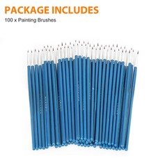 100Pcs Miniature Paint Brush Set Professional Brushes Fine Detail Art Nail Model