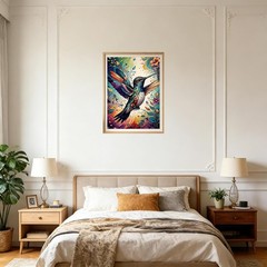 Hummingbird Diamond Painting Kits for Adults,Full Drill Birds Diamond Art Kits f