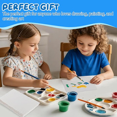 Watercolor Paper 25 Sheets, Watercolor Cards 4 x 6 inch 300 GSM, Cotton Handmade