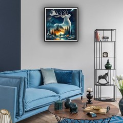 hill froeistung Animal Scenery Diamond Art Painting 12×12 inches, HF-A211