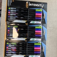 3 Packs Of 6 BIC INTENSITY 0.4MM POINT FINE LINE ASSORTED COLORED FELT PENS (18)