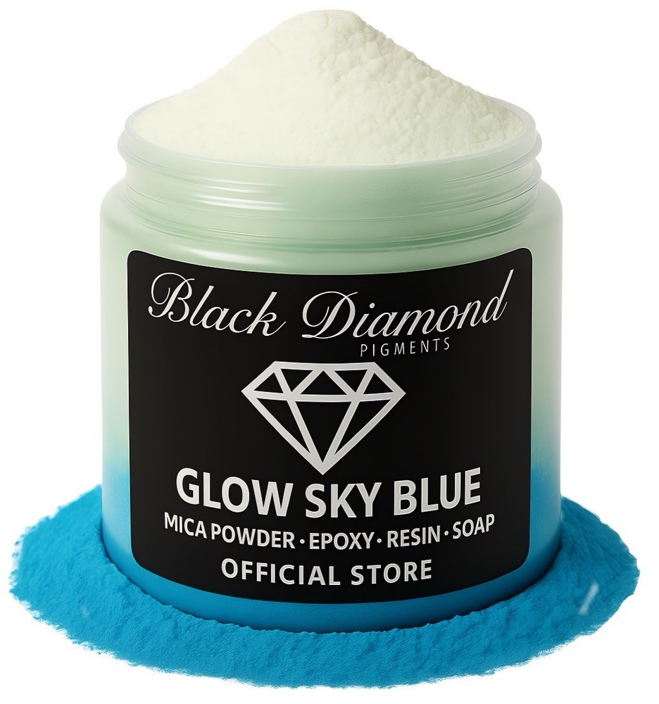 Black Diamond Pigments® | Glow Sky Blue is a premium professional pigment