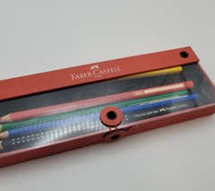 Faber Castell Colour Grip Coloring Color Pencils Germany 5 Piece Set NOS 2001