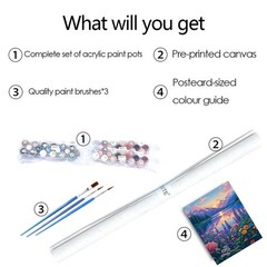 Hestarcul Paint by Numbers Kits for Adults,Flowers Paint by Numbers Kits on C…