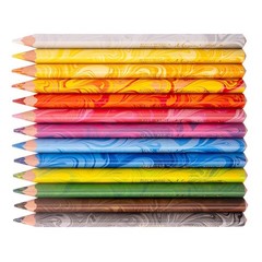 Koh-I-Noor Jumbo Triangular Coloured Pencils 3408 Magic Set Multicolor Tri-Tone