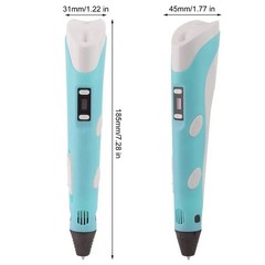 3D Printing Pen Set 3D Drawing Pen with Led Display 12 Color Filament Kid Gifts