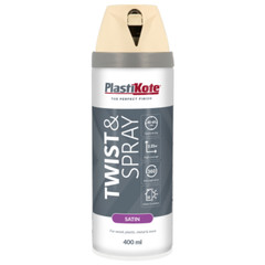 SPRAY PAINT PLASTIKOTE TWIST & SPRAY 400ML CHALK MATT SATIN GLOSS PRIMER SEALER
