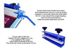 INTBUYING 1 Color Screen Printing Machine Desktop Fixed Type Press Updated One