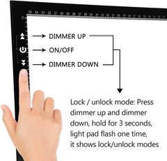 Adjustable Brightness Light Pad for Sketching, Diamond Painting and Drawing