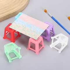 8Pcs Mini Canvas Stands for Painting, Small Canvas Stands, Blue