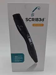 Scrib3d Advanced Pen 3D Printing Black – SL-300 Kit Tested-works-