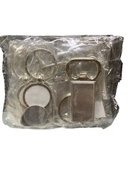 Sublimation Blanks Keychains Metal Bottle Opener 10 pack (5) Round (5) Rectangle